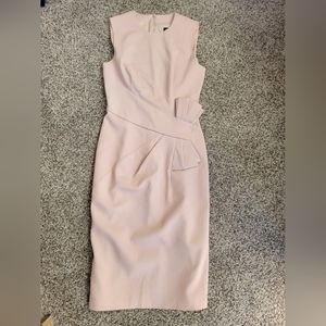 Pink Karen Millen Ribbed Dress